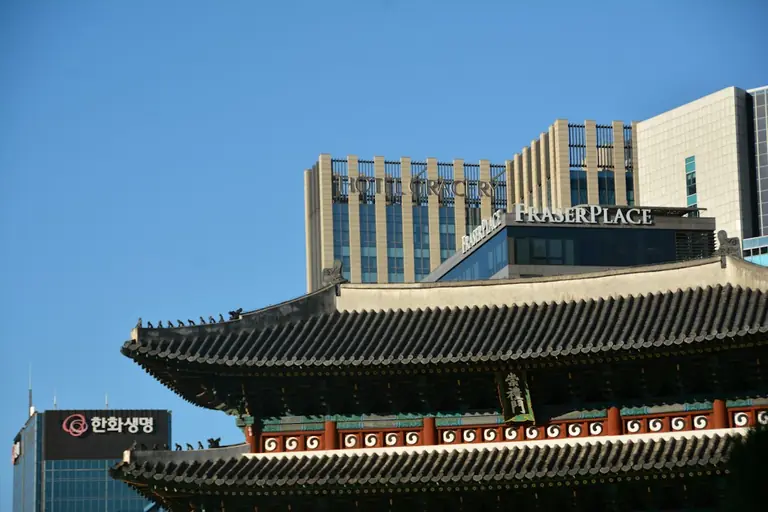 a building with a red roof