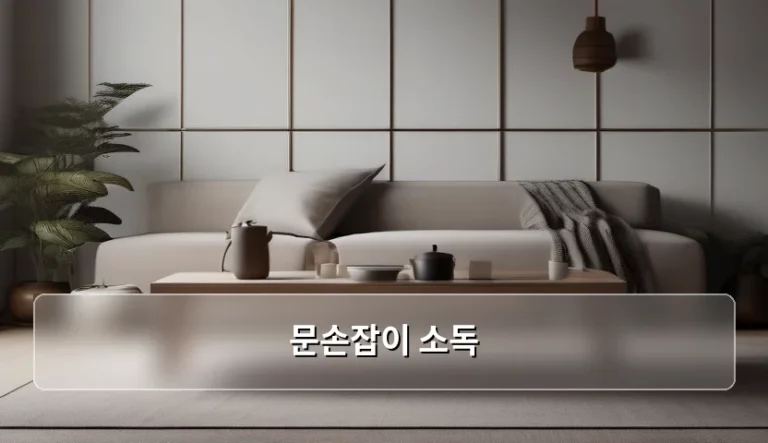 문손잡이 소독 방법과 주기 관리 가이드