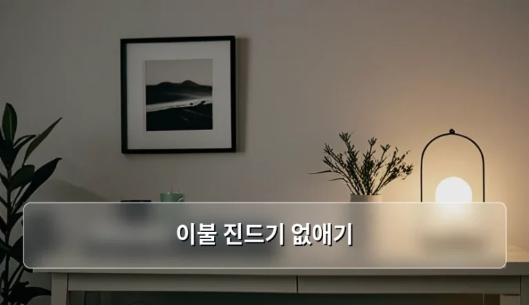 쾌적한 수면 환경을 위한 이불 진드기 없애기 실천 가이드