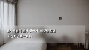 전자레인지 냄새 없애기, 이것만 알면 새것처럼 깨끗하다