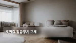 낡은 우편함 잠금장치, 튼튼하게 교체하는 방법 A to Z