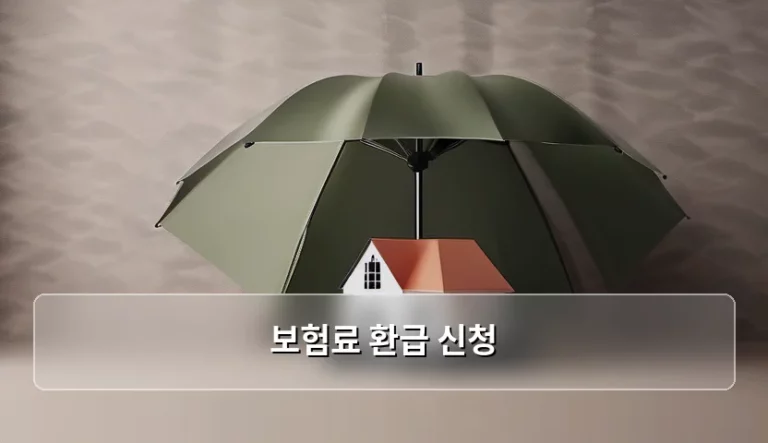 놓치기 쉬운 보험료 환급 신청 방법 및 절차 정리