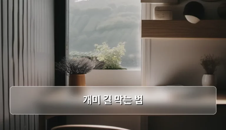 집안에 나타난 불청객, 개미 길 막는 법과 완벽 퇴치 가이드
