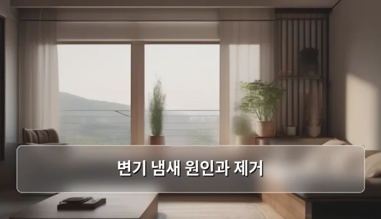 변기 냄새 원인과 제거, 쾌적한 화장실을 위한 완벽 가이드