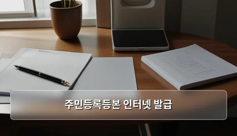 주민등록등본 인터넷 발급 방법과 주의사항 정리