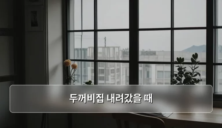 두꺼비집 내려갔을 때 당황하지 않고 해결하는 방법