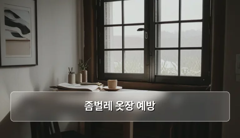 아끼는 옷 지키는 좀벌레 옷장 예방 가이드