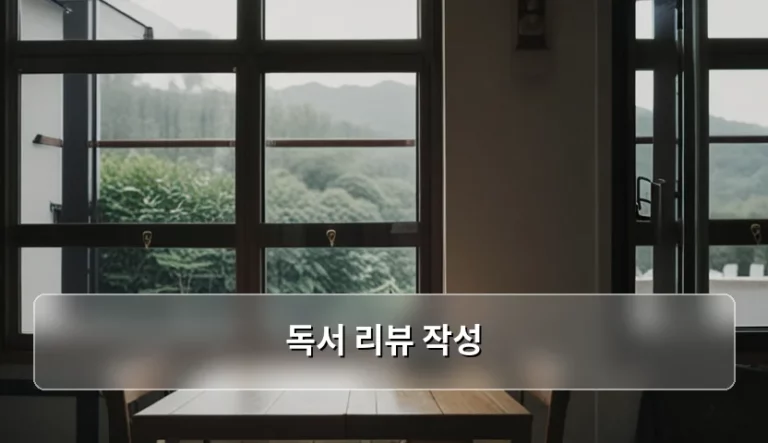 생각 정리와 성장을 돕는 독서 리뷰 작성 방법 가이드