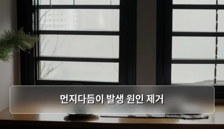 먼지다듬이 발생 원인 제거 방법과 예방 가이드