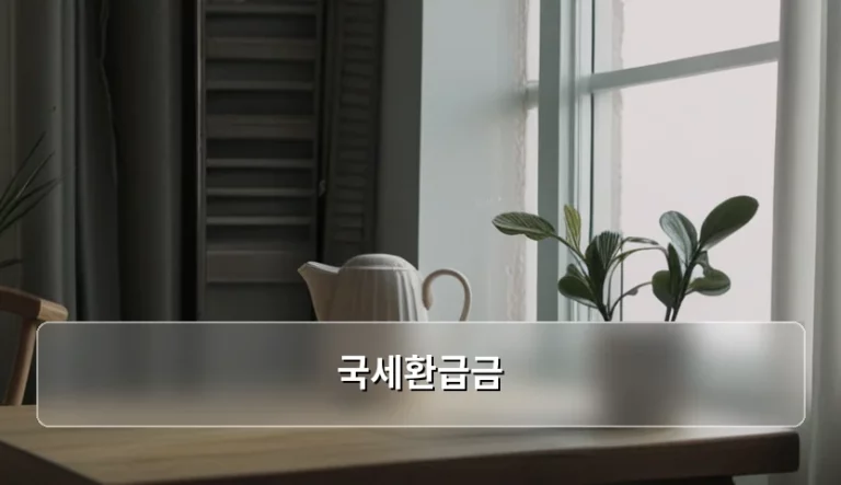 국세환급금 조회 방법과 미수령 환급금 찾는 법
