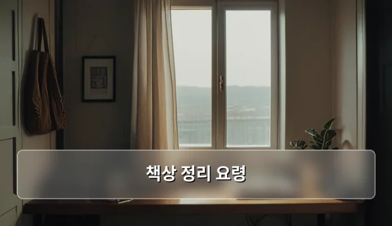 업무 효율을 바꿔주는 책상 정리 요령과 공간 활용법