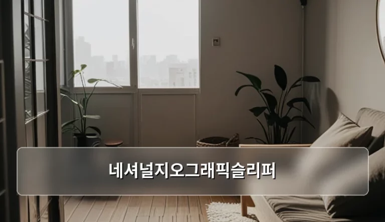 네셔널지오그래픽슬리퍼 구매 가이드와 소재별 관리법