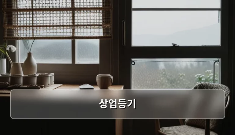 상업등기 신청 방법과 과태료 주의사항 정리