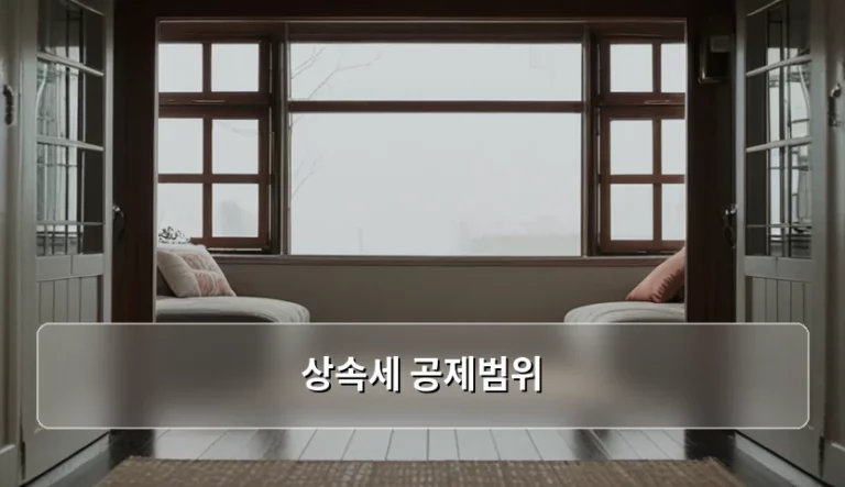 상속세 공제범위와 세금 계산법 및 주의사항 정리