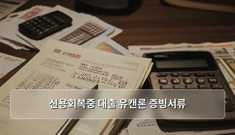 신용회복중 대출 유캔론 증빙서류 준비 및 신청 가이드