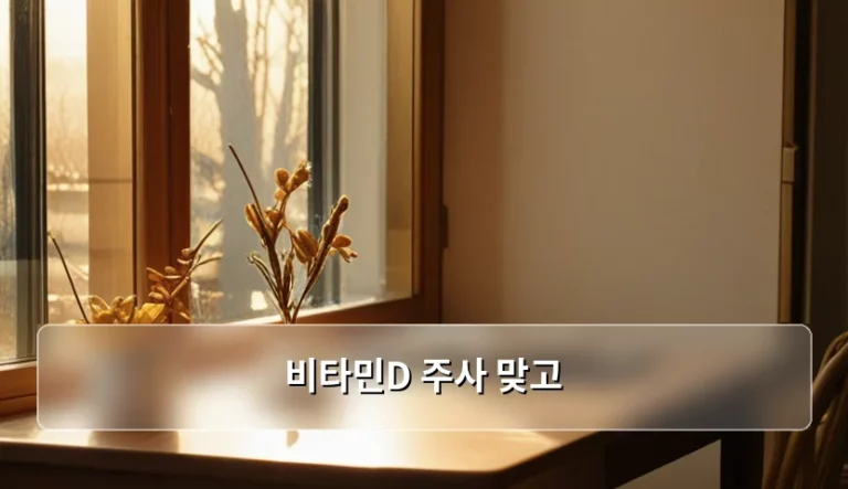 비타민D 주사 맞고 수치 올리는 방법과 주의사항